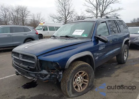 2002 Dodge Durango Sport из США, поврежденный, VIN 1B4HS38N02F168054